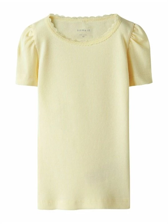 Foto van product T-shirt print NAME IT geel