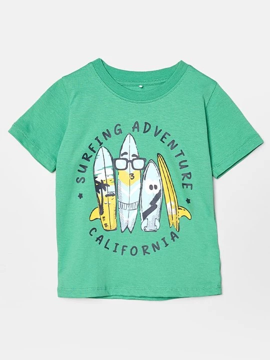 Foto van product T-shirt print NAME IT groen
