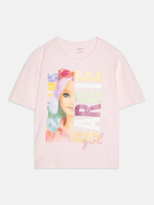 Foto van product T-shirt print NAME IT roze