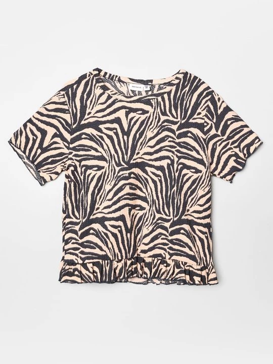 Foto van product T-shirt print NAME IT roze