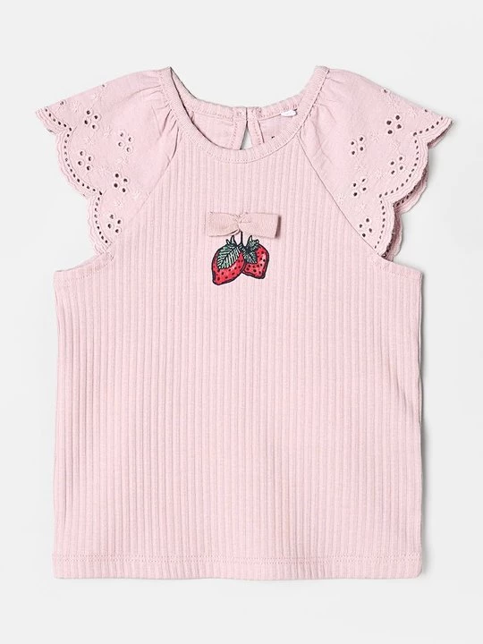Foto van product T-shirt print NAME IT roze