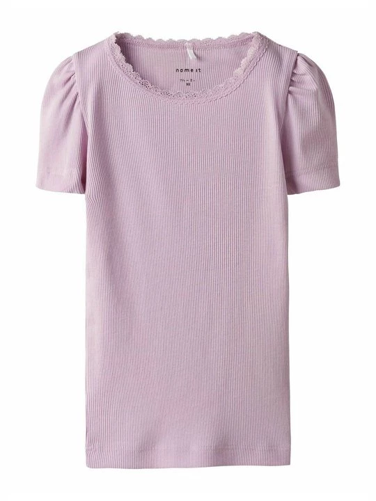 Foto van product T-shirt print NAME IT roze