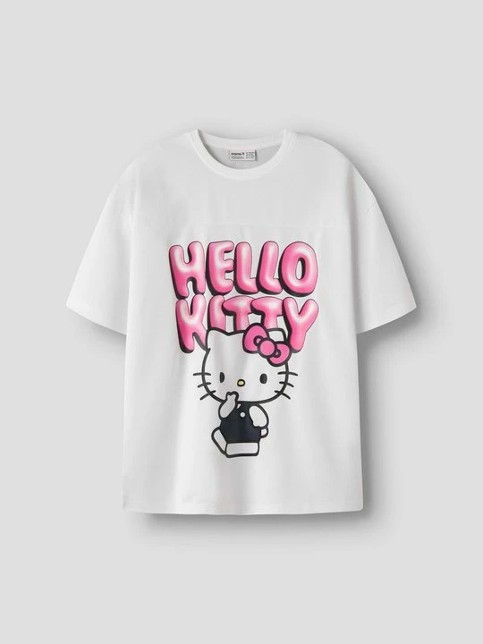 Foto van product T-shirt print NAME IT wit