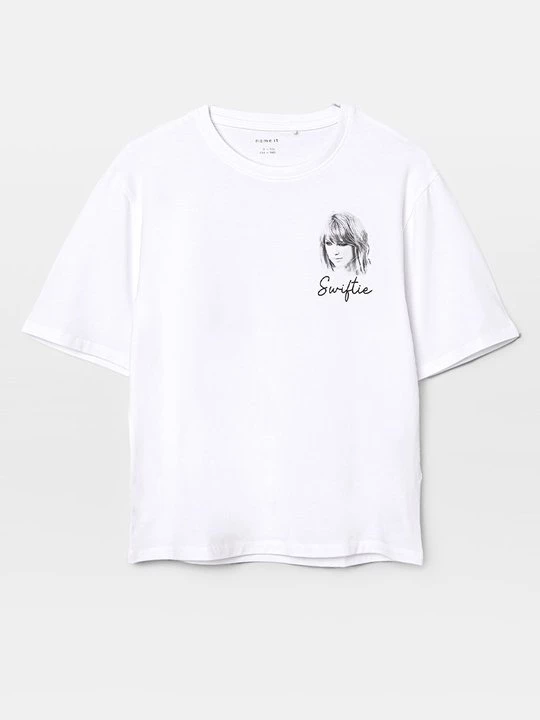 Foto van product T-shirt print NAME IT wit