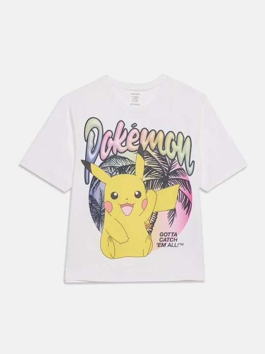 Foto van product T-shirt print NAME IT wit