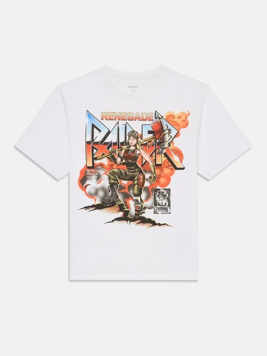 Foto van product T-shirt print NAME IT wit