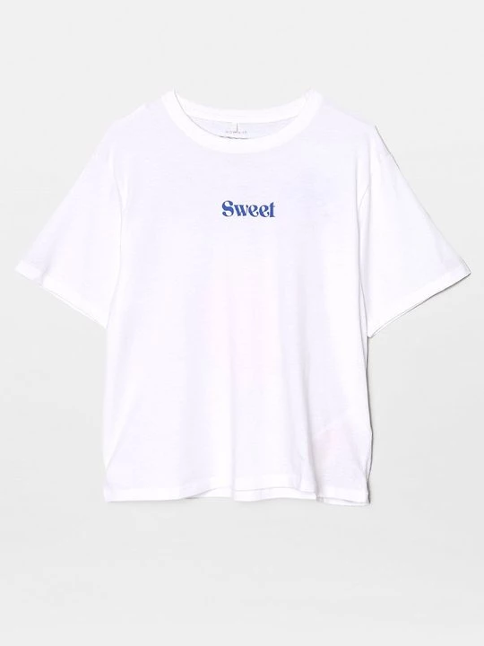 Foto van product T-shirt print NAME IT wit