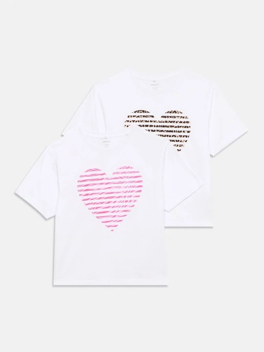 Foto van product T-shirt print NAME IT wit
