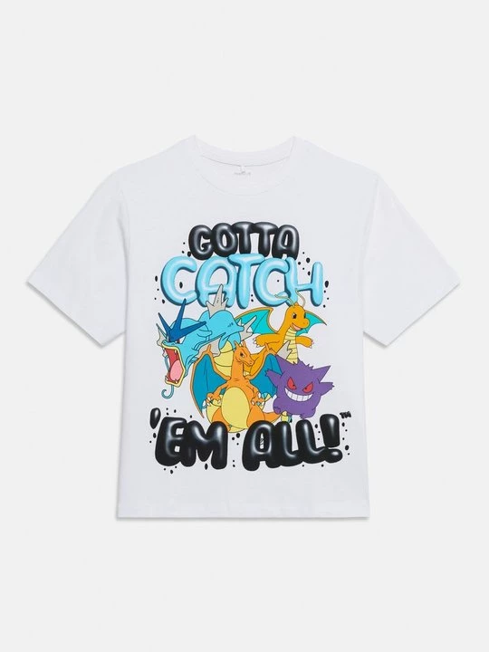 Foto van product T-shirt print NAME IT wit