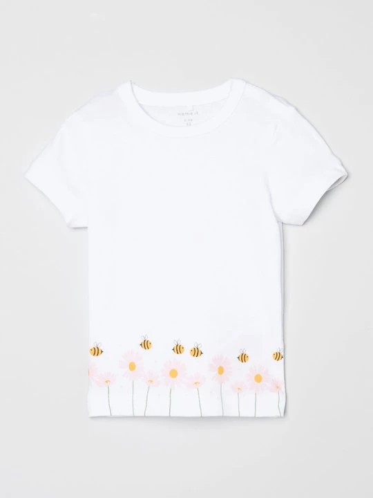 Foto van product T-shirt print NAME IT wit