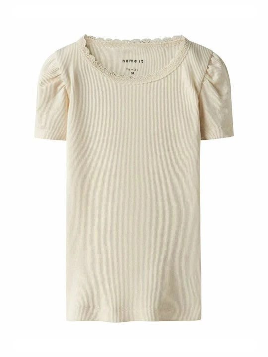 Foto van product T-shirt print NAME IT zandkleur