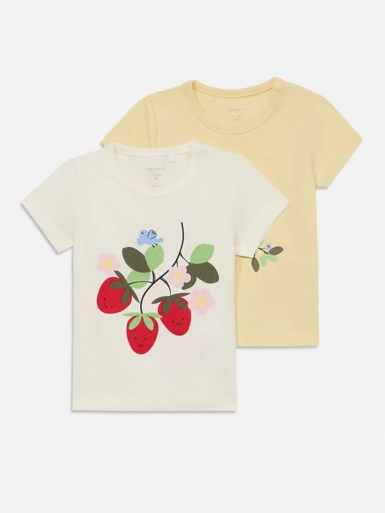 Foto van product T-shirt print NAME IT zandkleur