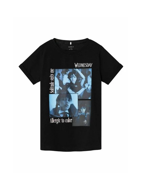 Foto van product T-shirt print NAME IT zwart