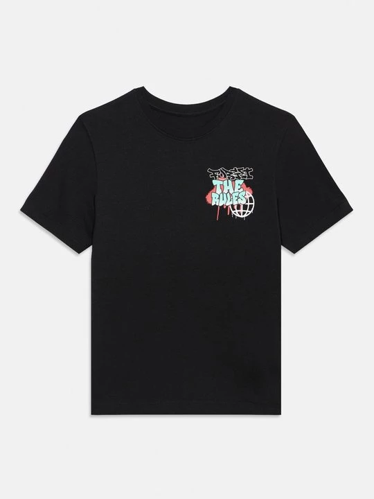 Foto van product T-shirt print NAME IT zwart