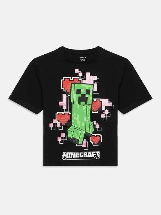 Foto van product T-shirt print NAME IT zwart