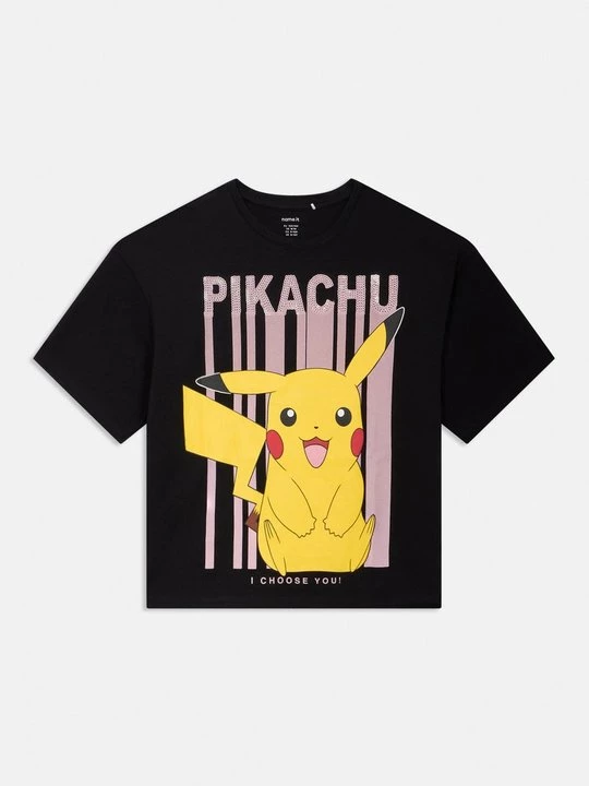 Foto van product T-shirt print NAME IT zwart
