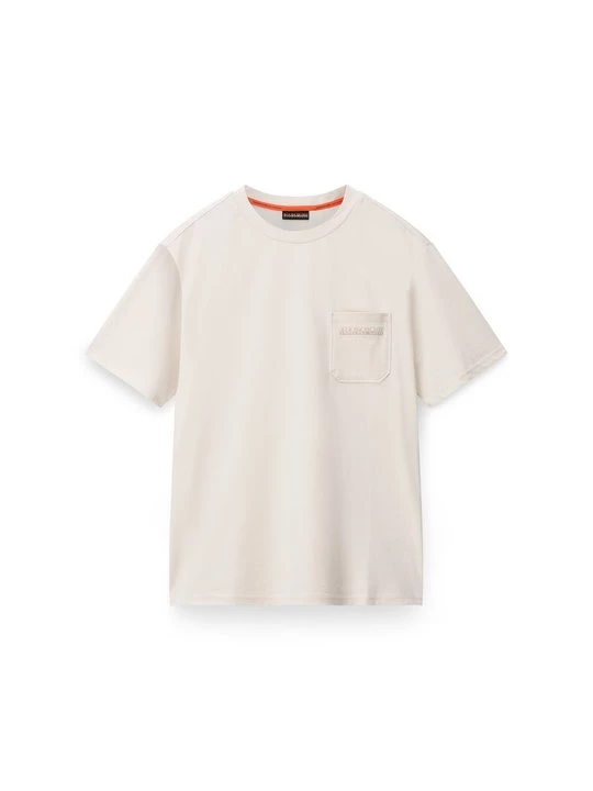 Foto van product T-shirt print Napapijri beżowy