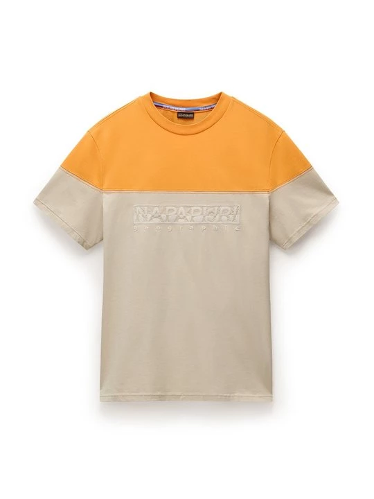 Foto van product T-shirt print Napapijri beżowy