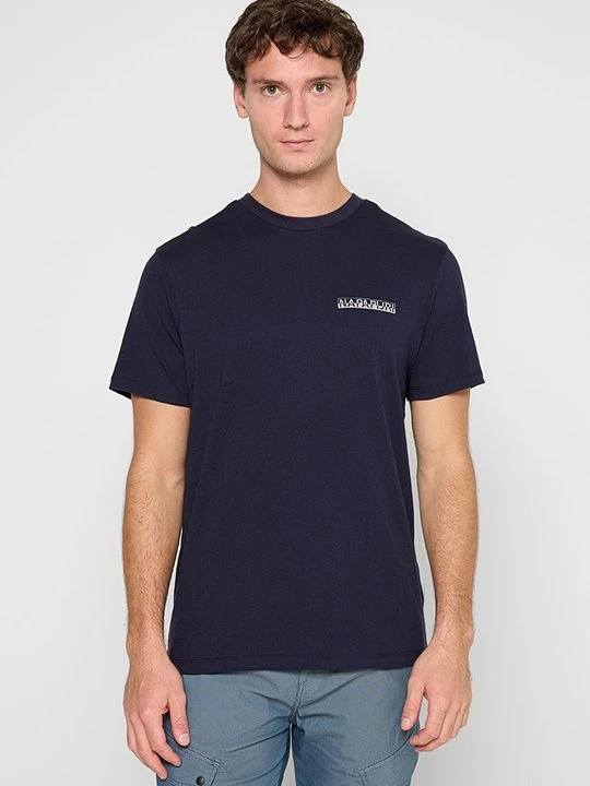 Foto van product T-shirt print Napapijri blauw