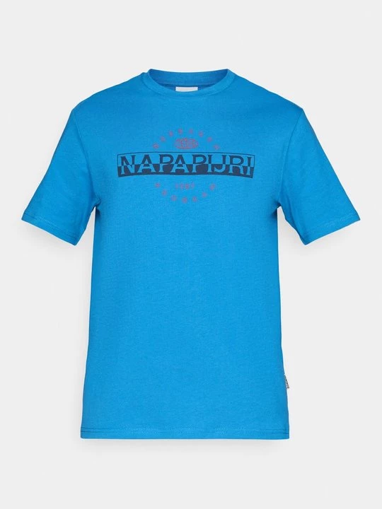Foto van product T-shirt print Napapijri blauw