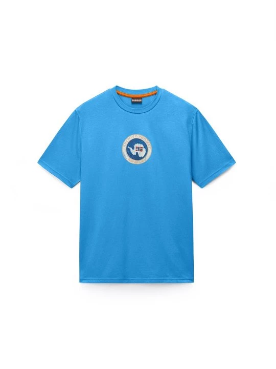 Foto van product T-shirt print Napapijri blauw
