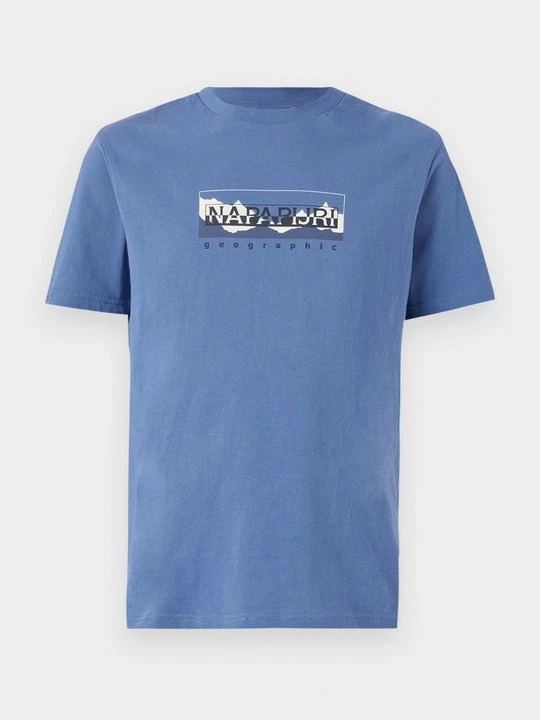 Foto van product T-shirt print Napapijri blauw