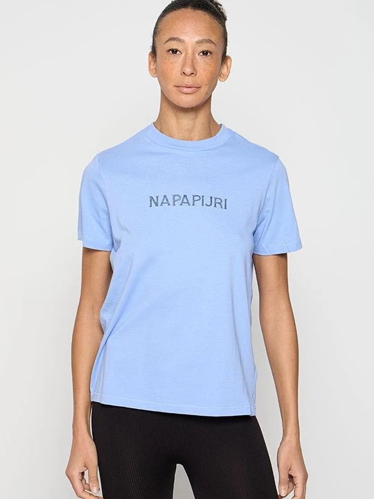 Foto van product T-shirt print Napapijri blauw
