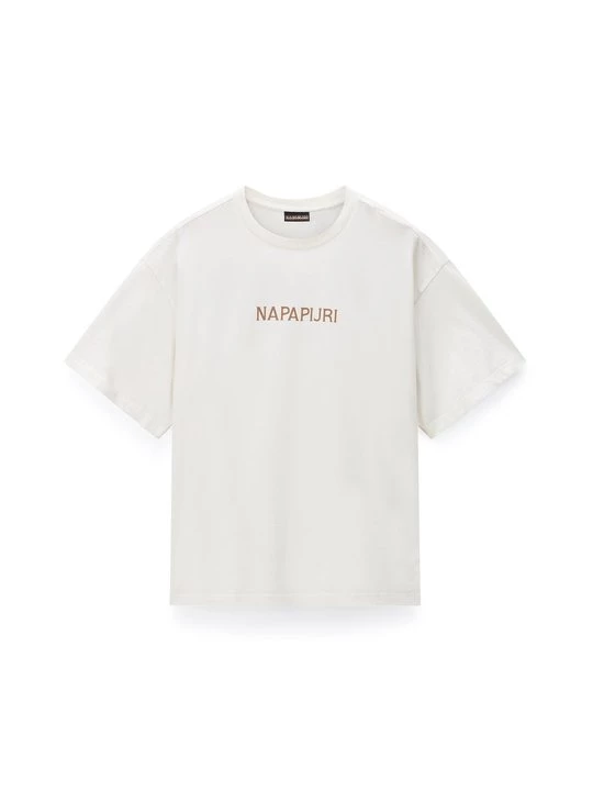 Foto van product T-shirt print Napapijri crème