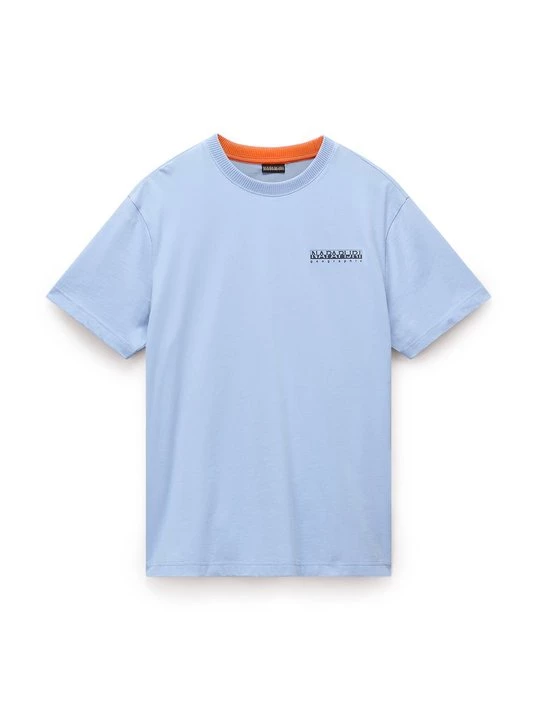 Foto van product T-shirt print Napapijri donkerblauw