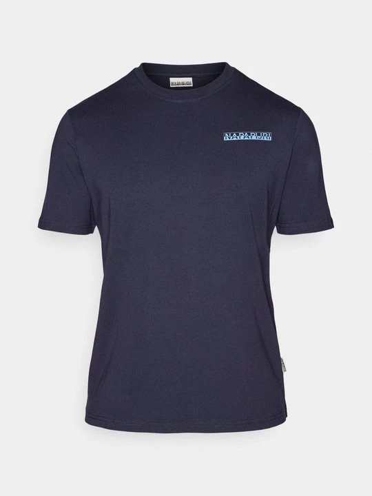 Foto van product T-shirt print Napapijri donkerblauw