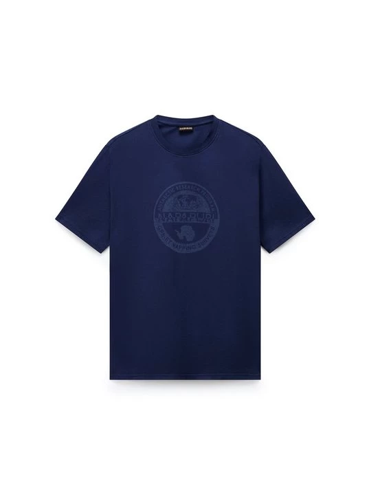 Foto van product T-shirt print Napapijri donkerblauw