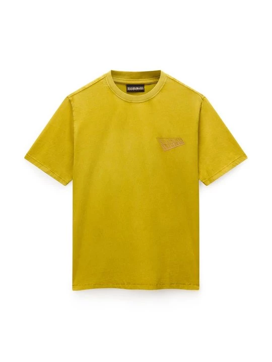 Foto van product T-shirt print Napapijri geel
