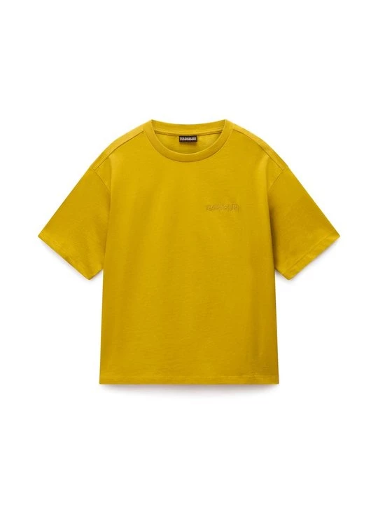 Foto van product T-shirt print Napapijri geel