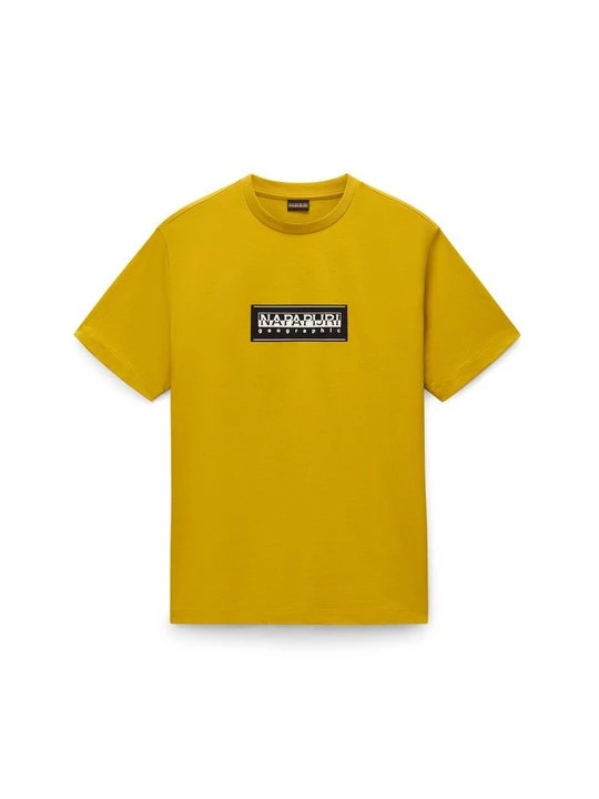 Foto van product T-shirt print Napapijri geel
