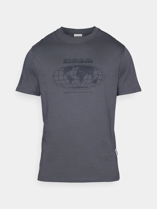 Foto van product T-shirt print Napapijri grijs