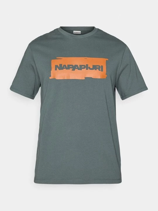 Foto van product T-shirt print Napapijri groen