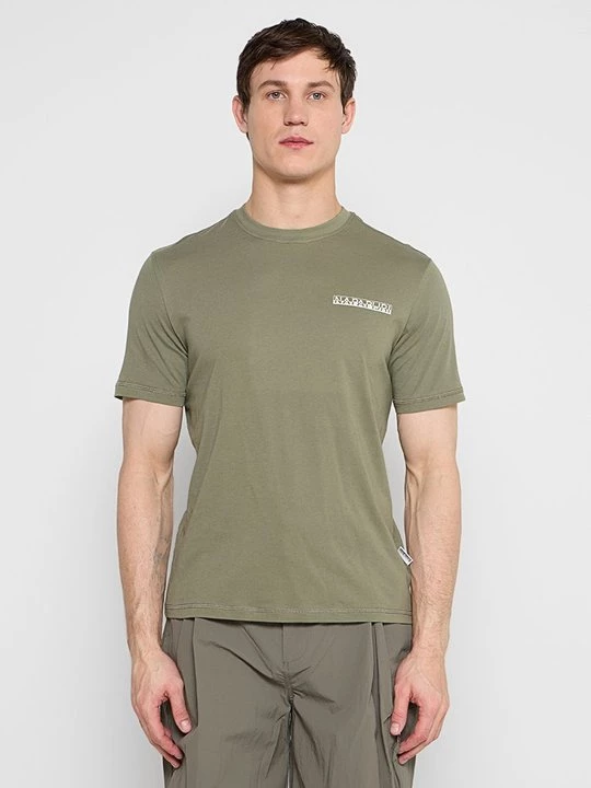Foto van product T-shirt print Napapijri groen