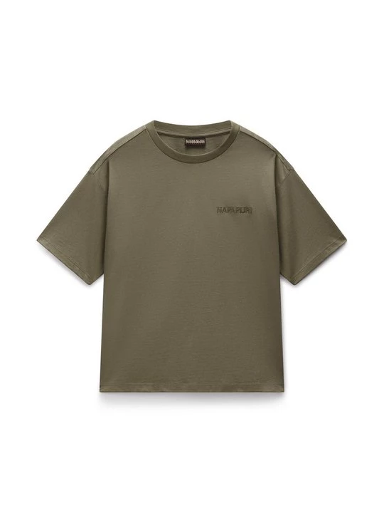 Foto van product T-shirt print Napapijri lichtgroen