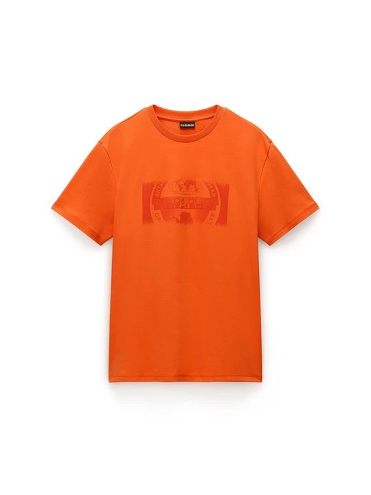 Foto van product T-shirt print Napapijri lichtrood