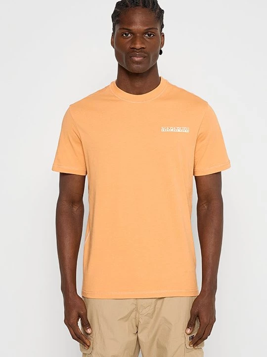 Foto van product T-shirt print Napapijri oranje