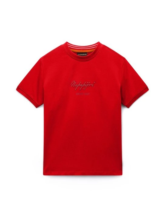 Foto van product T-shirt print Napapijri rood
