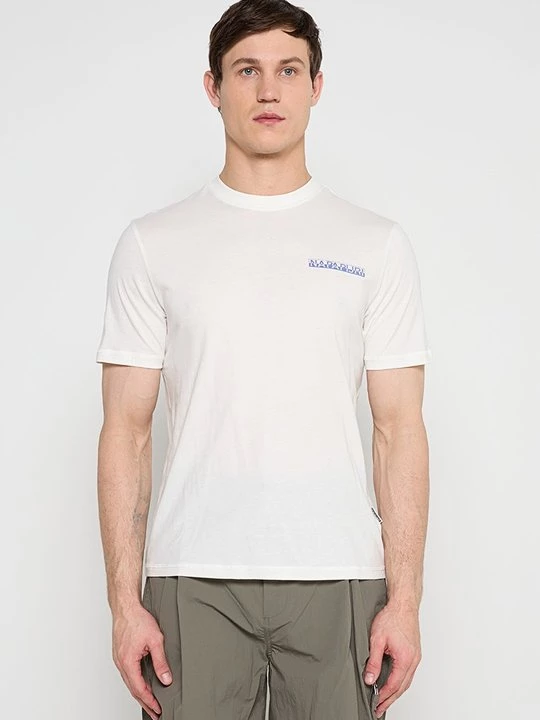 Foto van product T-shirt print Napapijri wit