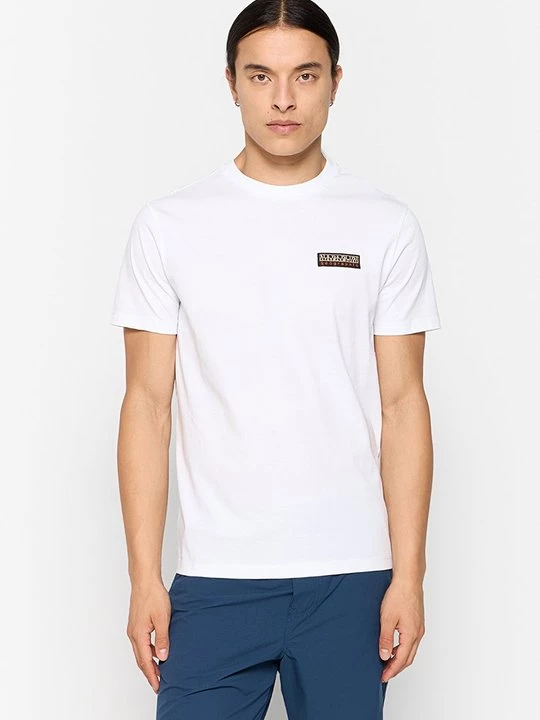 Foto van product T-shirt print Napapijri wit