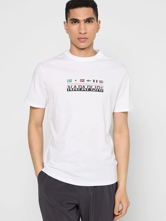 Foto van product T-shirt print Napapijri wit