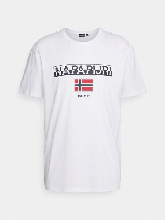 Foto van product T-shirt print Napapijri wit