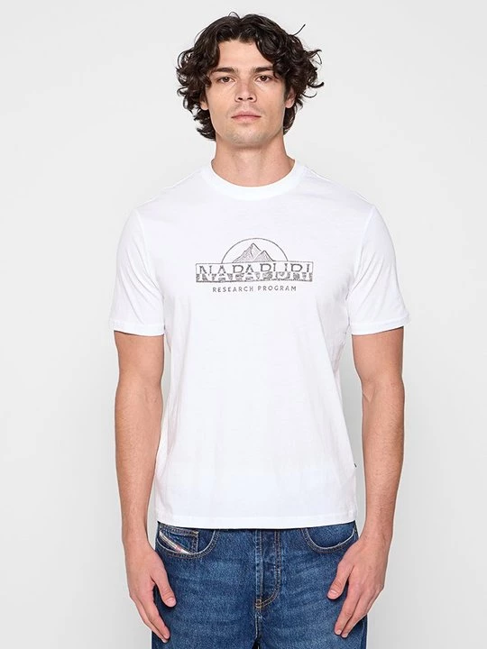 Foto van product T-shirt print Napapijri wit