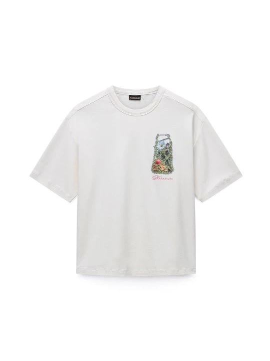 Foto van product T-shirt print Napapijri wit