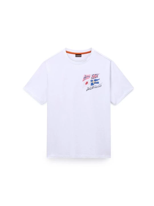 Foto van product T-shirt print Napapijri wit