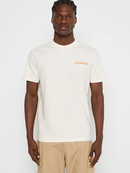 Foto van product T-shirt print Napapijri wit