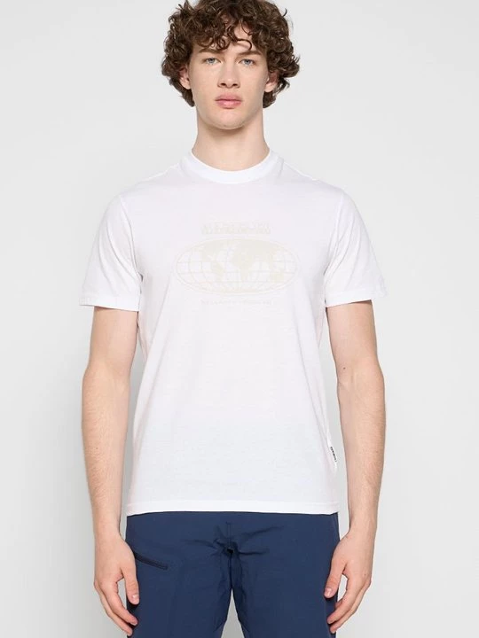 Foto van product T-shirt print Napapijri wit